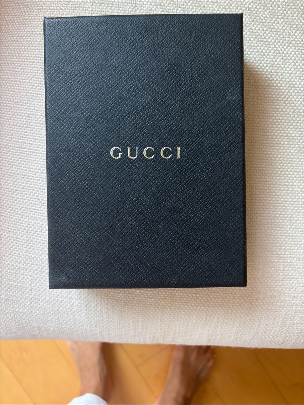 Gucci Black Box with Gold Logo